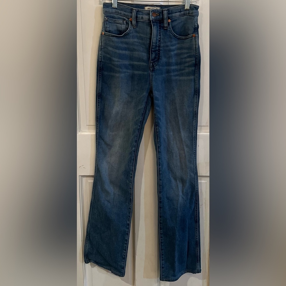 Madewell Women's Boot Cut Jeans - Dark Blue